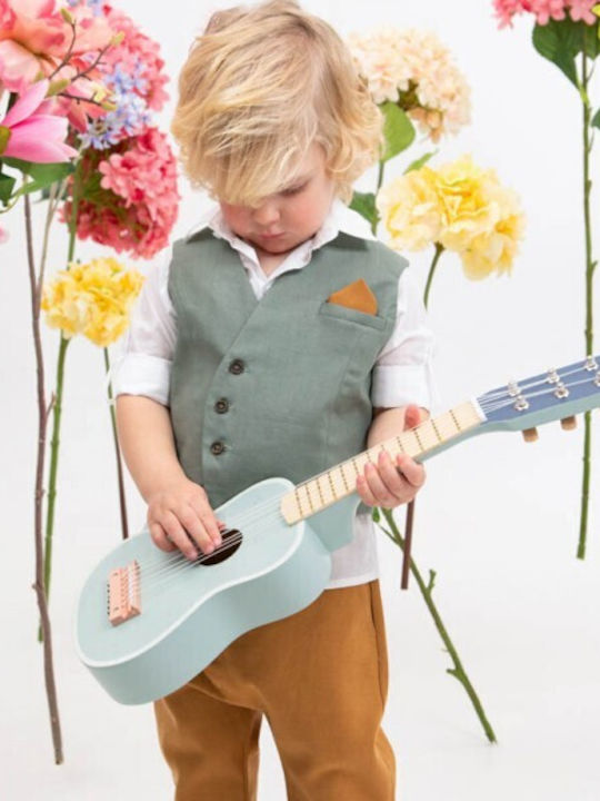 Bambolino Baptism Suit with Vest for Boy Billy Multicolour