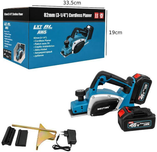 Planer with 2 Batteries