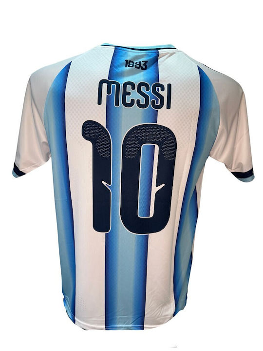 Men's Football Argentina National Team Messi White Light Blue 190726-02