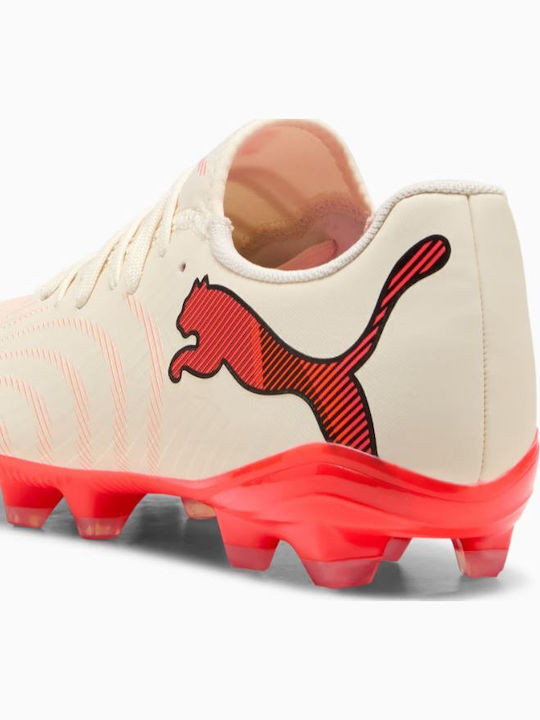 PUMA Future FG/AG Football Shoes with Cleats Ecru