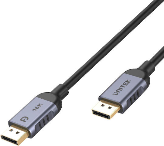 Unitek Cable DisplayPort Male - DisplayPort Male 2m Black