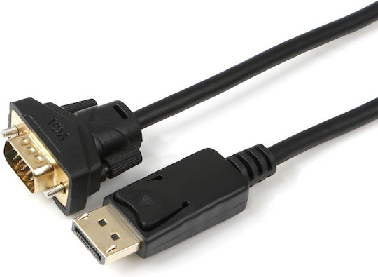 Microconnect Kabel DisplayPort-Stecker - VGA-Stecker 2m Schwarz (DP-VGA-MM-200)