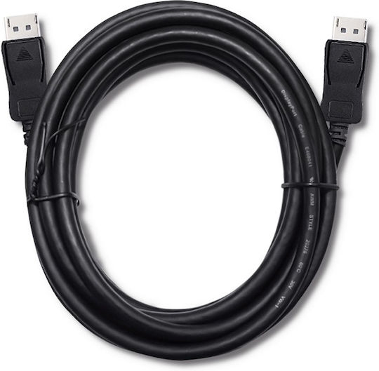 Qoltec Cable DisplayPort male - DisplayPort male 2m Black (50467)