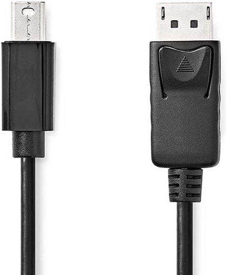 Nedis Kabel Mini-DisplayPort-Stecker - DisplayPort-Stecker 2m Schwarz (CCGP37400BK20)
