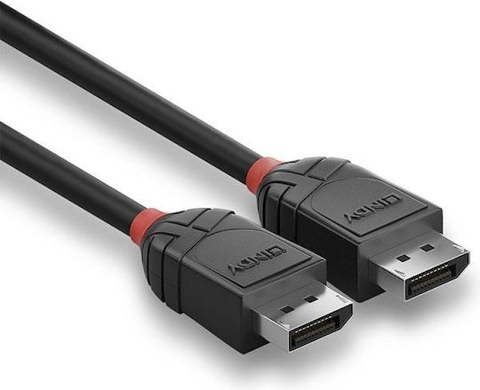 Lindy Cable DisplayPort male - DisplayPort male 3m Μαύρο (36493)