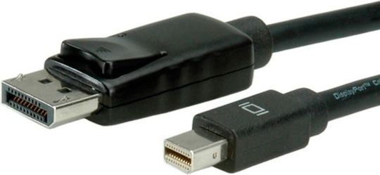 Καλώδιο Value Displayport Mini Displayport 2m Μαύρο 11.99.5635
