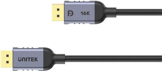 Unitek Cable DisplayPort male - DisplayPort male 1.5m Black (C1628GY01-1.5M)