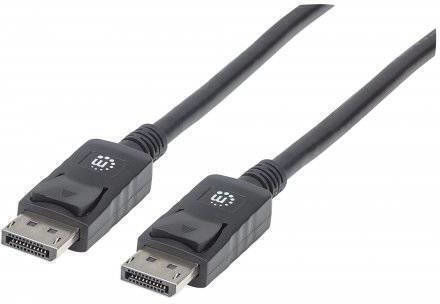 Manhattan Кабел DisplayPort мъжки - DisplayPort мъжки 1м Черен (306935)