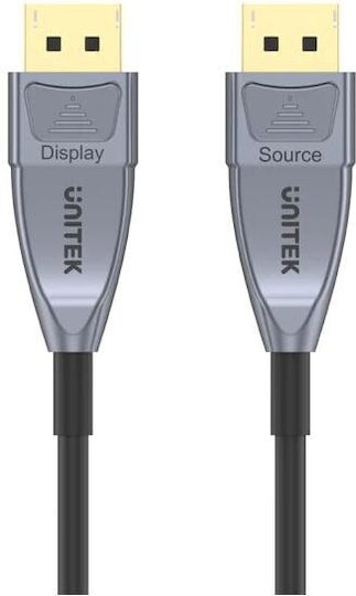 Unitek DisplayPort DisplayPort Cable 15m Gray C1617gy