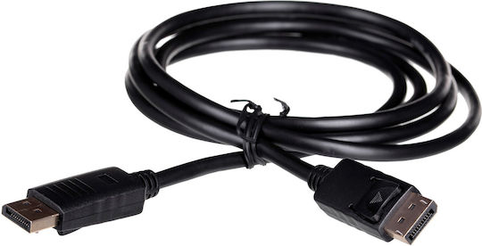 Savio Cable DisplayPort male - DisplayPort male 2m Black (CL-136)