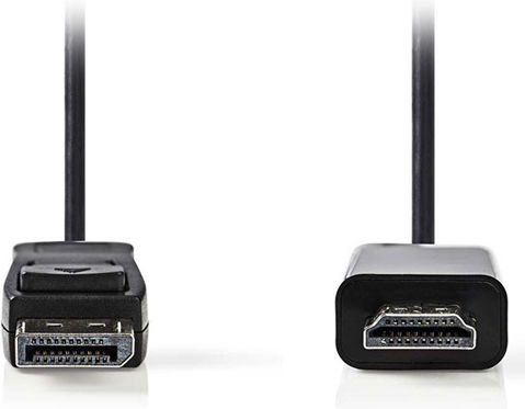 Nedis Cable DisplayPort male - DisplayPort male 2m Black (CCGL37100BK20)