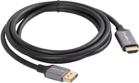 Adaptor cablu Lanberg DisplayPort M la HDMI M 1.8m 4K Negru-Argintiu
