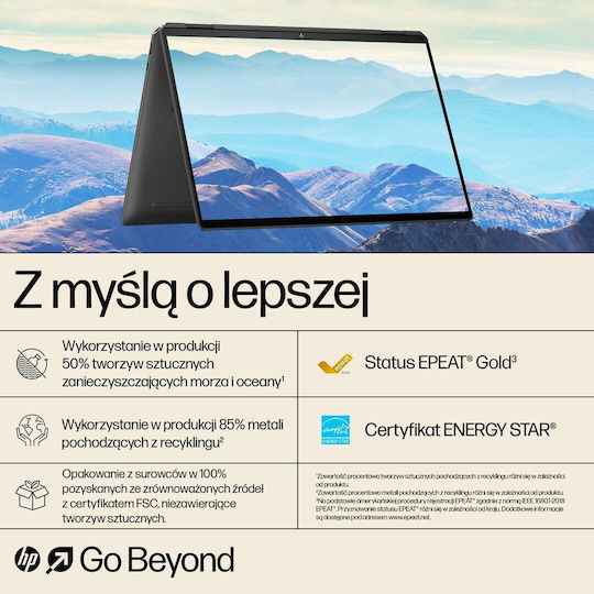 HP Spectre X360 16-aa0233nw 16" OLED Touchscreen (Ultra 7-155H/16GB/1TB SSD/GeForce RTX 4060/W11 Pro) (US Keyboard)