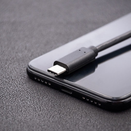 Qoltec USB 3.1 Cable USB-C Male - USB-C Black 1m