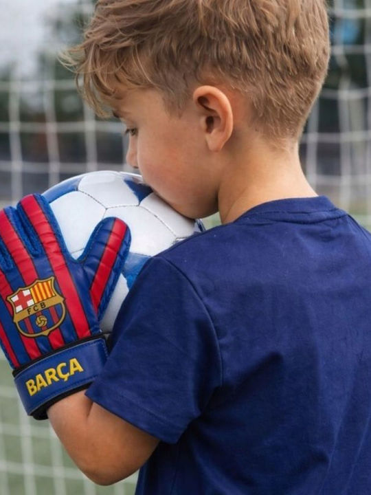 F.C. Barcelona Детски Многоцветни Ръкавици за Вратари