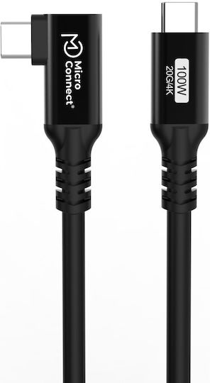 Microconnect USB 3.2 Cable USB-C Male - USB-C 100W Black 5m USB3.2CC5-A