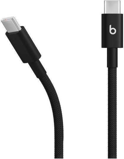 Apple Плетена USB 2.0 Кабел USB-C мъжки - USB-C мъжки 60W Черен 1.5м (MDGC4EE/A)