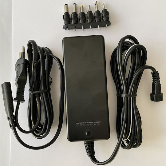 Minwa Universal Power Adapter Adjustable Voltage 24V 4A Power 96W With Plug Set (MW MD40-PCDU)