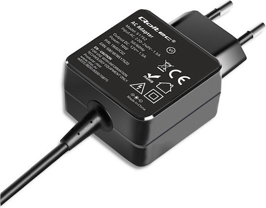 Qoltec Universal Τροφοδοτικό 12V 5A με Ισχύ 60W (51752)