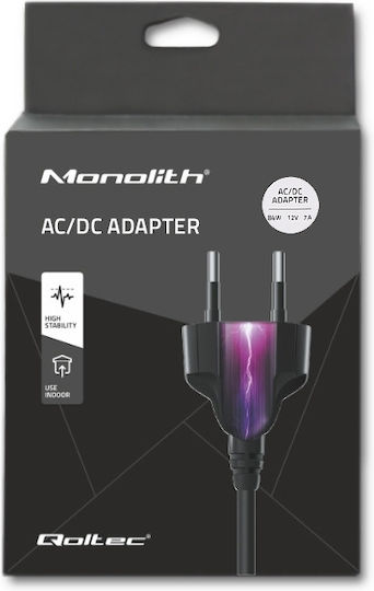 Qoltec Universal Power Adapter 12 7A with Power 84W (51109)