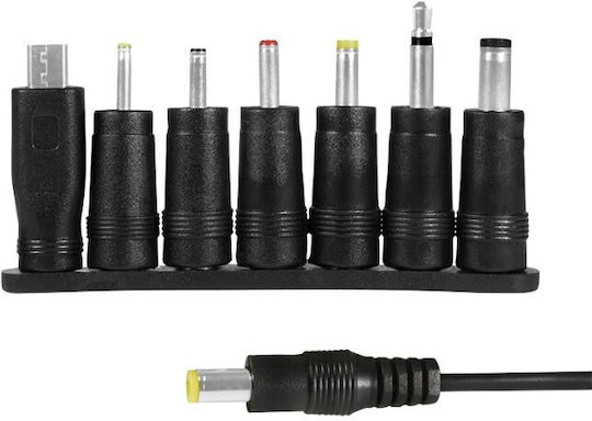 LogiLink Universal Τροφοδοτικό Ρυθμιζόμενης Τάσης 3 έως 12V με Ισχύ 24W με 7 βύσματα (PA0161)