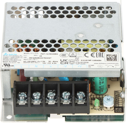 Delta Universal Τροφοδοτικό 48V 1A με Ισχύ 48W