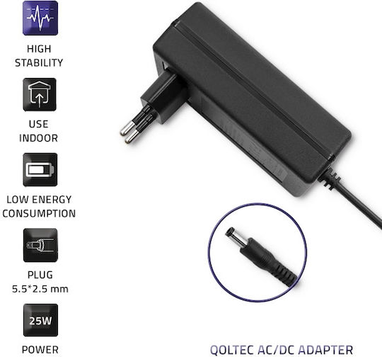 Qoltec Universal Power Adapter 5 5A with Power 25W (50781)