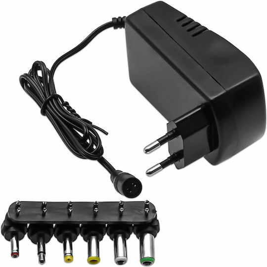 Tw668 Universal Charger Power Adapter Adjustable Voltage 3v-12v 3.1a 30w & 6 Different Plugs