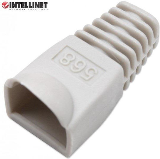 Intellinet Ботуш за облекчаване на натоварването за 6,2 мм RJ45 Сив 10бр (219230)