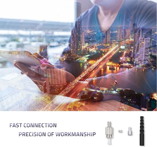 Qoltec Fc Light Cooling Connectors Multimode 3.0mm Комплект За Монтиране 200 Бройки