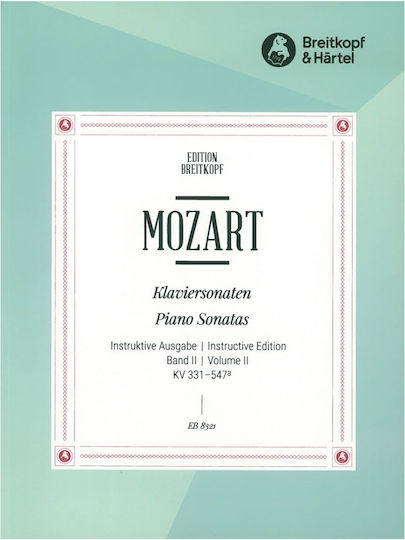 Breitkopf & Hartel Mozart Samtliche Παρτιτούρα για Πιάνο