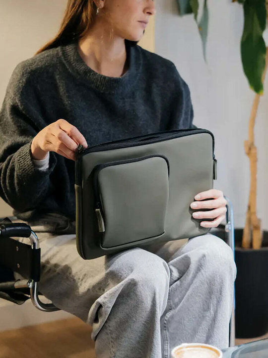 Urban Waterproof Case for 14" Laptop in Green Colour