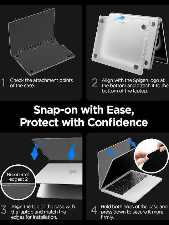 Spigen Pro Tasche für Laptop in Transparentem Farb