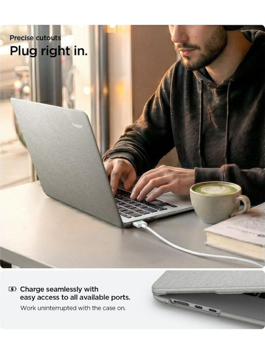Spigen Urban Θήκη για Laptop σε Γκρι χρώμα