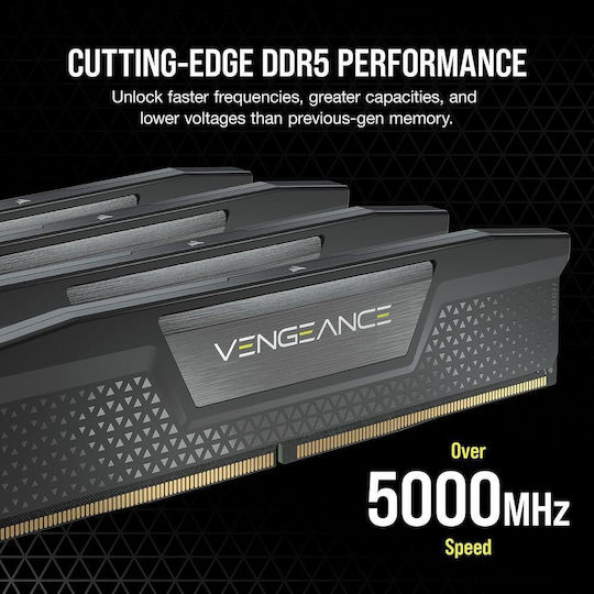 Corsair Vengeance DDR5 96GB RAM with 2x48GB Modules and Speed 7000 for Desktop