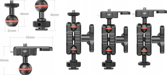 Articulating Ball Arm Monitor LCD DSLR Camera Magic Arm Ulanzi R089 Up to 2kg