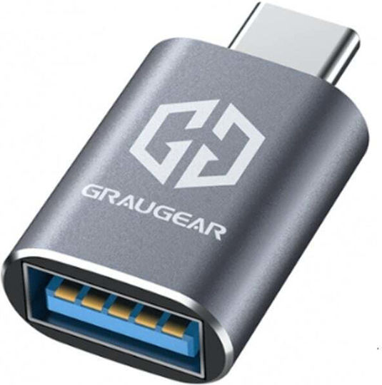 Graugear USB-C Männlich Zu USB-A Weiblich Konverter 1Stück G-AD-ATC-10G-2