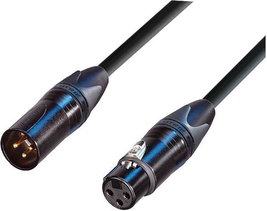 Prostage Кабел XLR женски - XLR мъжки Черен 2м MB-B02