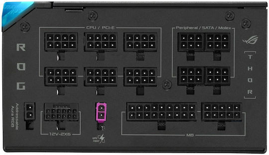 Asus ROG Thor Platinum III 1200W Черен Захранващ блок за компютър Full Modular 80 Plus Platinum