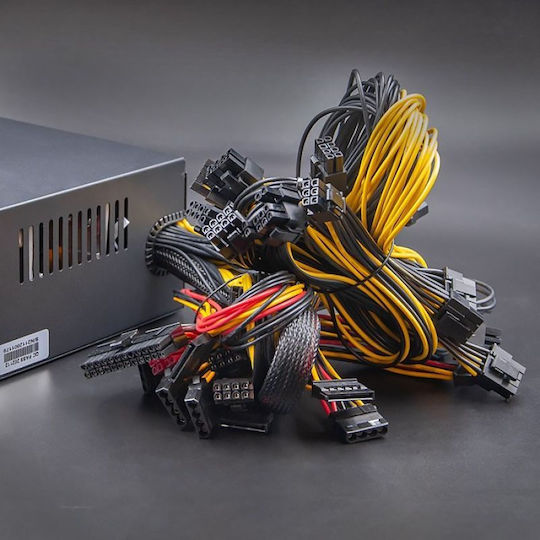 Qoltec 1650W Black Power Supply Full Wired 80 Plus Platinum 50342