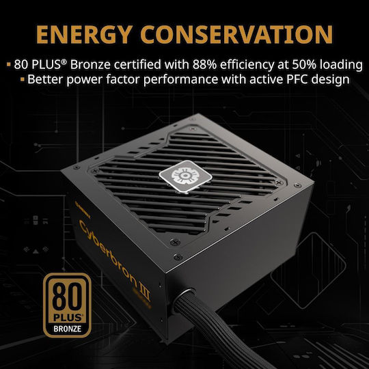 Enermax 750W Black Computer Power Supply Semi Modular 80 Plus Bronze (EMB750EWT-NAC)