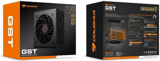 Cougar 750W Black Computer Power Supply Full Modular 80 Plus Gold (GST750)
