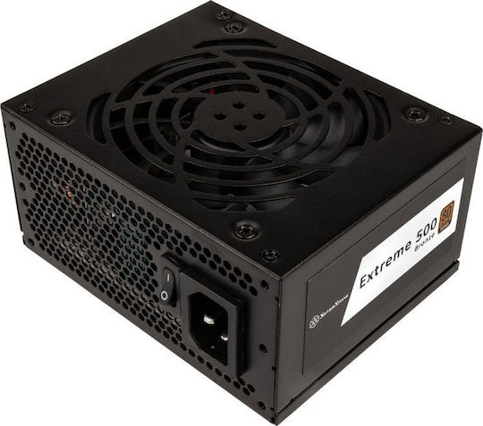 Silverstone 500W Schwarz Computer-Netzteil Voll verkabelt 80 Plus Bronze (SST-EX500-B)