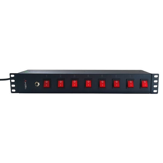 Techly Rack Power Strip NET-PRA-TEH-032 1pcs