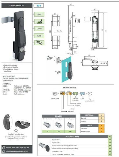 Lanview Lock Various Keys Freestanding Cabinet Rax635