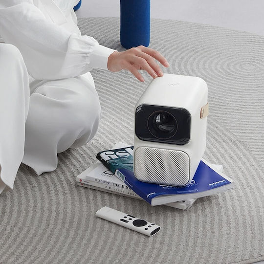 Wanbo T6 Max Portable Mini Projector LCD Full HD LED Lamp with Wi-Fi and Built-in Speakers White