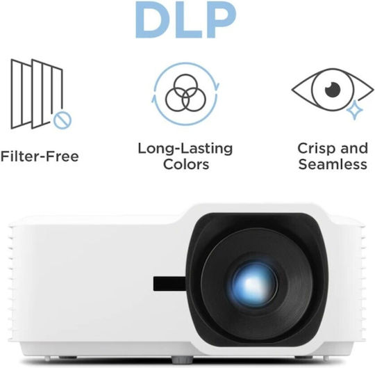 Viewsonic LSD400W Projector DLP HD Laser με Ενσωματωμένα Ηχεία