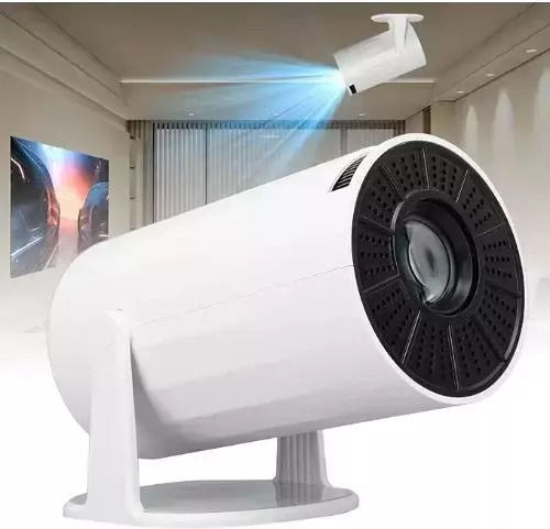 Andowl PR80 6954215478543 Mini Proiector LCD LED cu Difuzoare Incorporate Alb