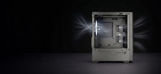Mars Gaming MC-VECTOR Gaming Micro Tower Κουτί Υπολογιστή με RGB Φωτισμό Μαύρο