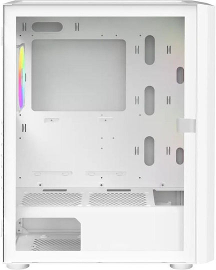 Montech X2 Plus Gaming Midi Tower Κουτί Υπολογιστή με ARGB Φωτισμό Λευκό